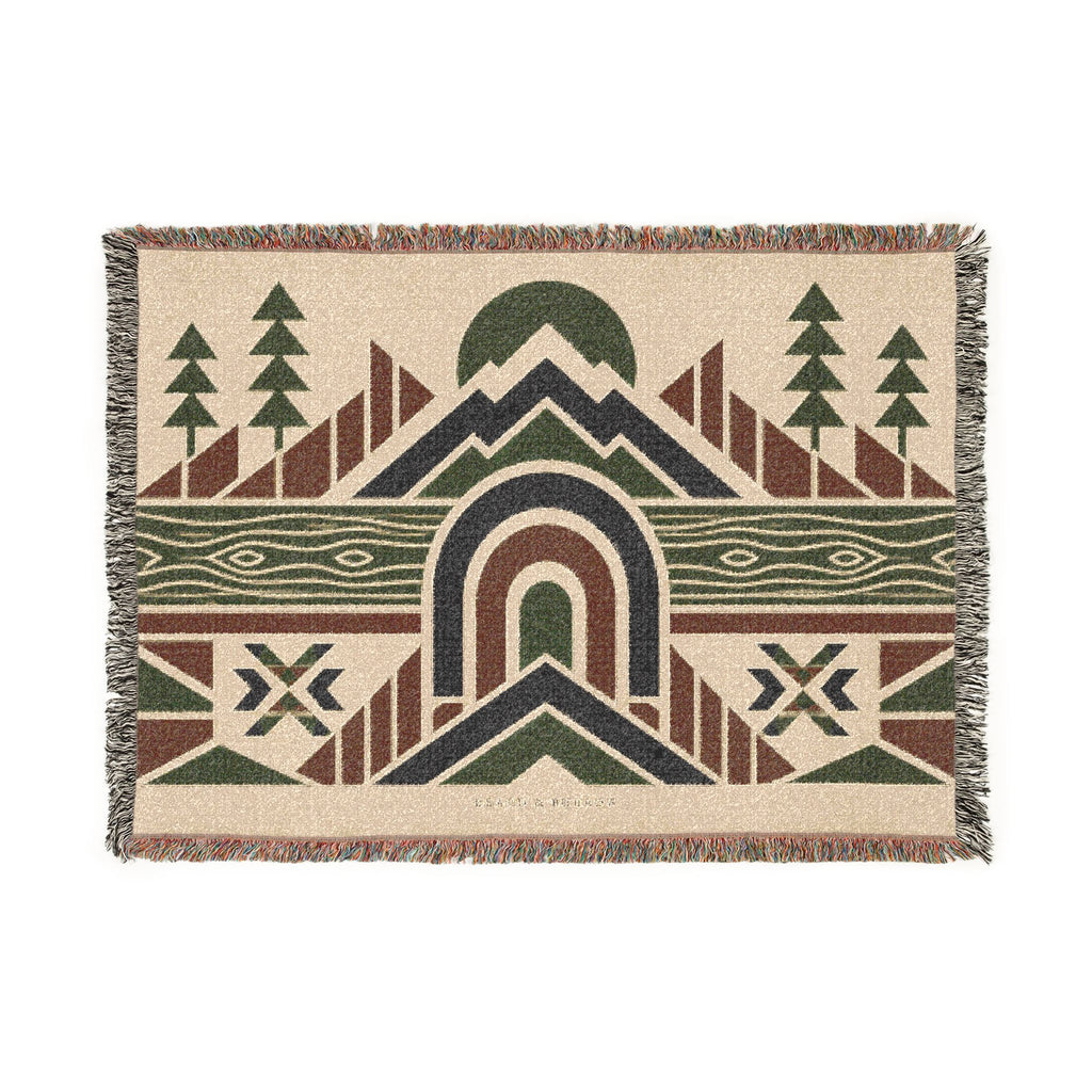 Beard & Burrow Heritage Woven Cotton Throw Blanket