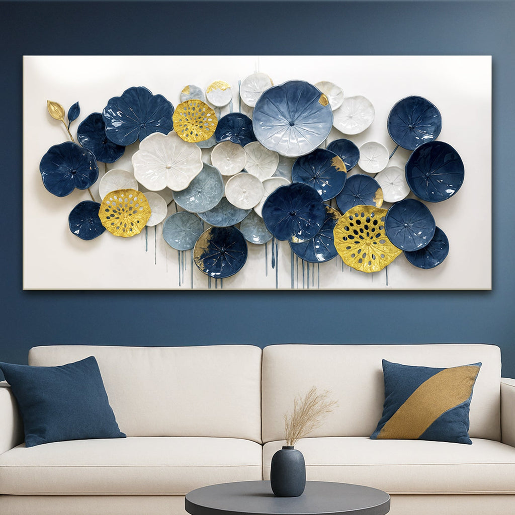 Lotus Leaf Botanical Wall Art