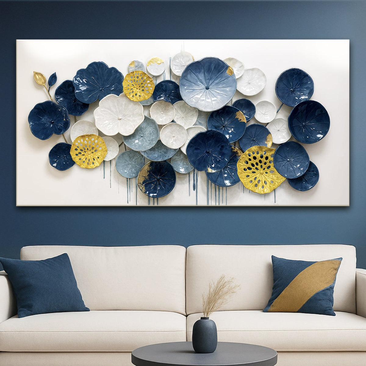Lotus Leaf Botanical Wall Art