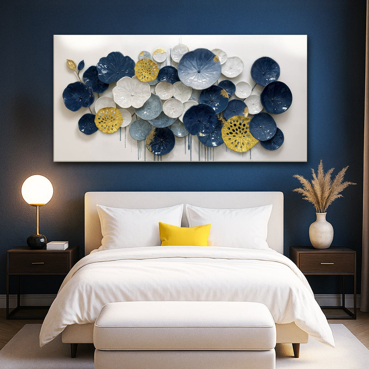 Lotus Leaf Botanical Wall Art