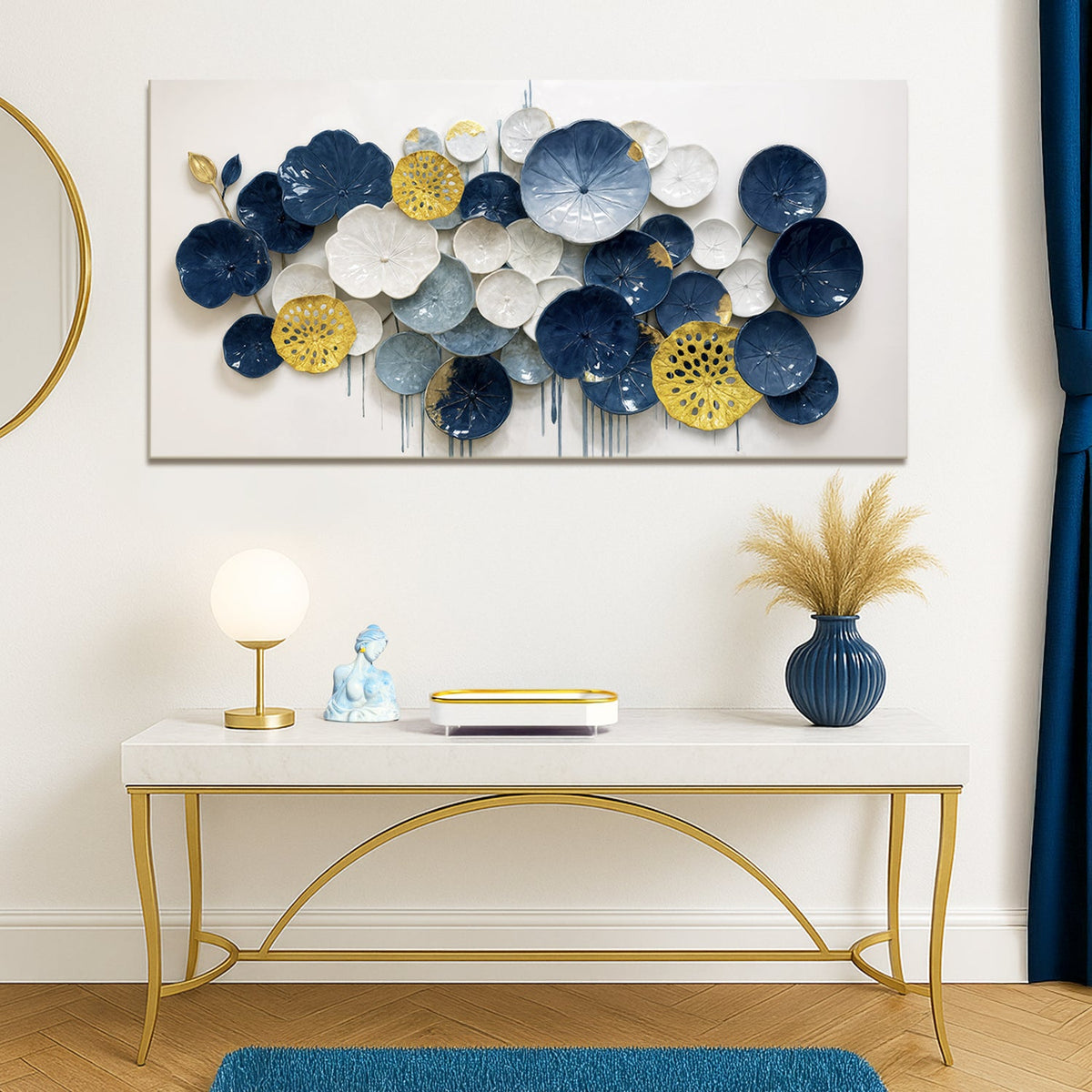 Lotus Leaf Botanical Wall Art