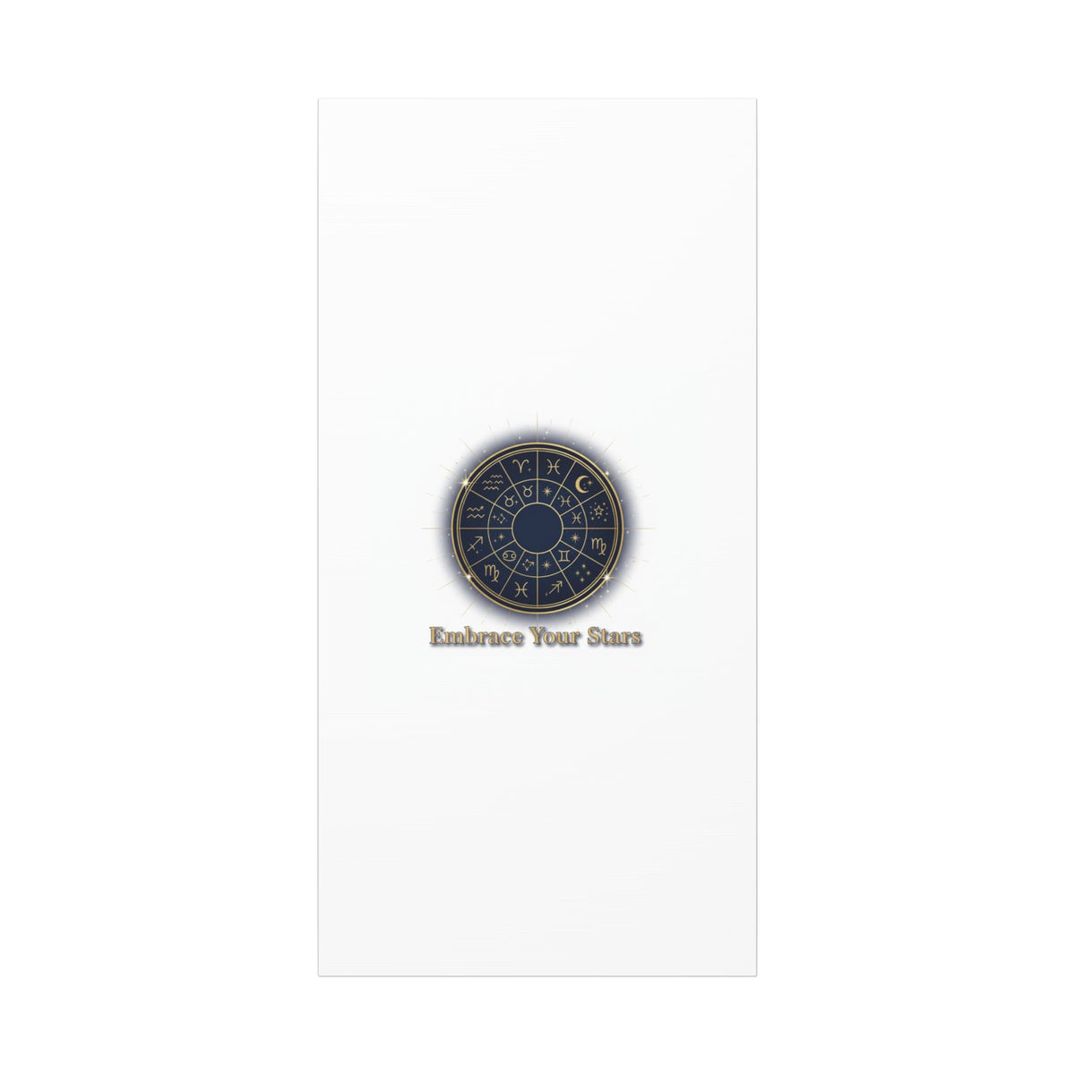 Zodiac Wheel Celestial Canvas Wall Art