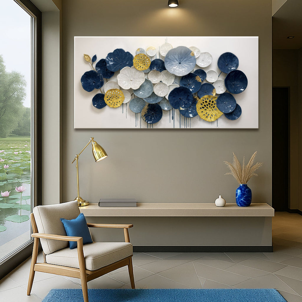 Lotus Leaf Botanical Wall Art