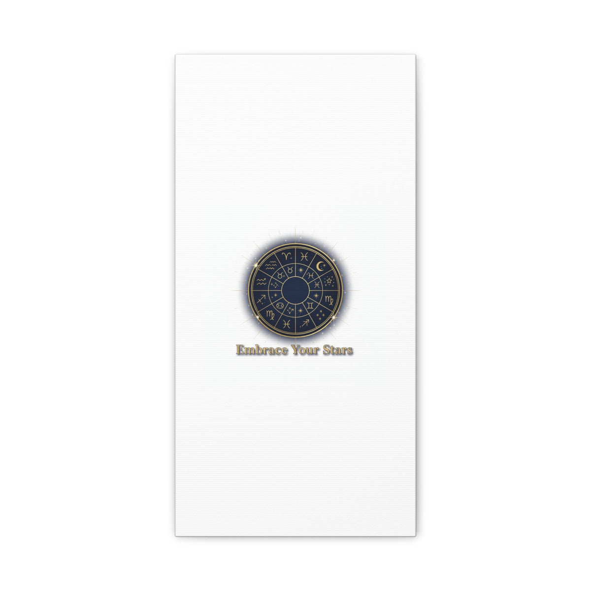 Zodiac Wheel Celestial Canvas Wall Art