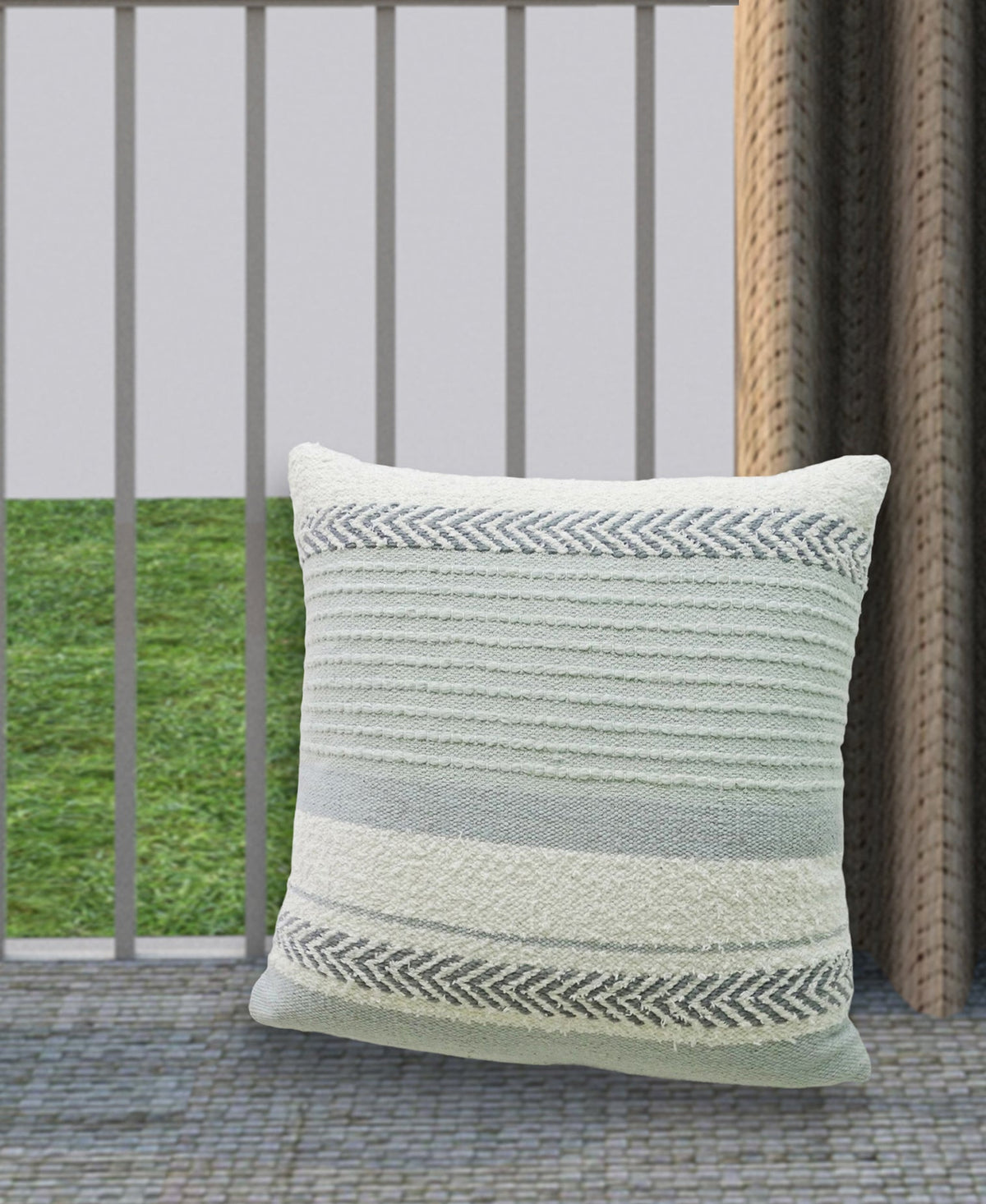 Handloom Woven Stripe Pillow