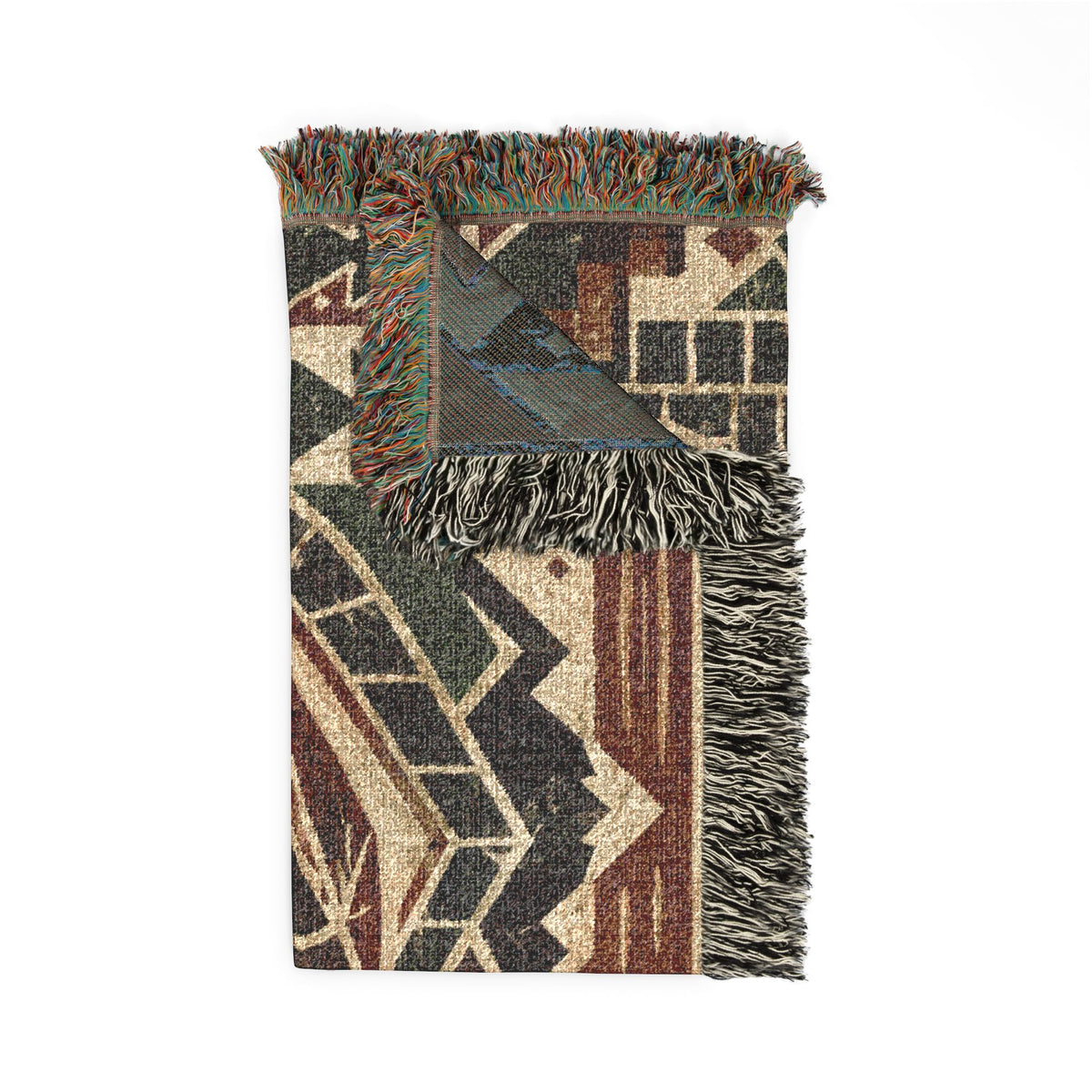 The Dragon's Rest Woven Throw Blanket - Fantasy Dragon Tapestry